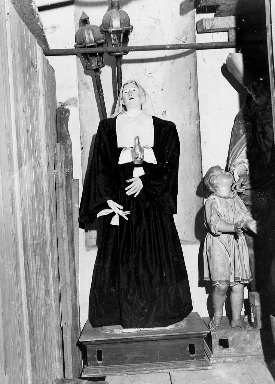 Santa Scolastica (statua) - ambito Italia centrale (sec. XIX)