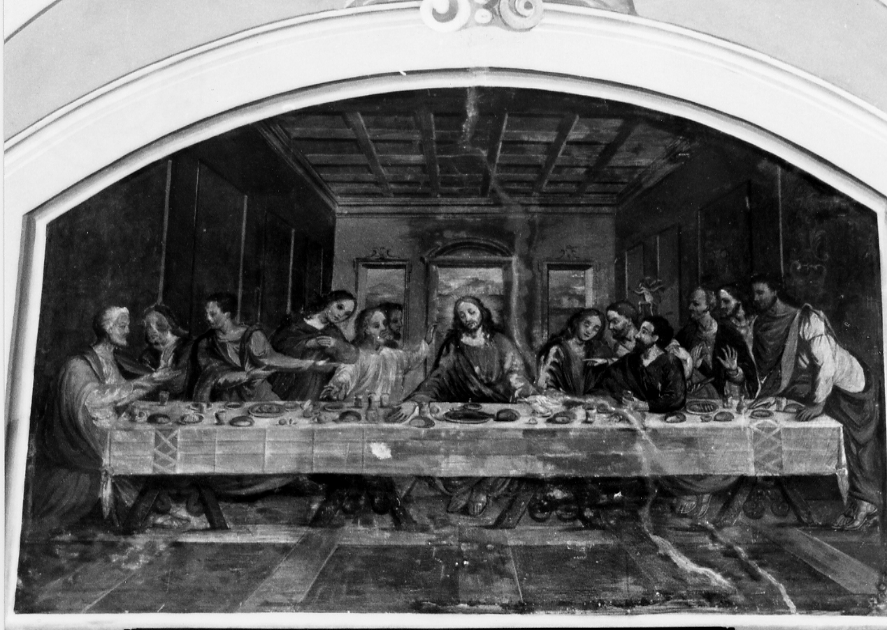 Ultima cena, ultima cena (dipinto, opera isolata) - ambito Italia centrale (sec. XIX)