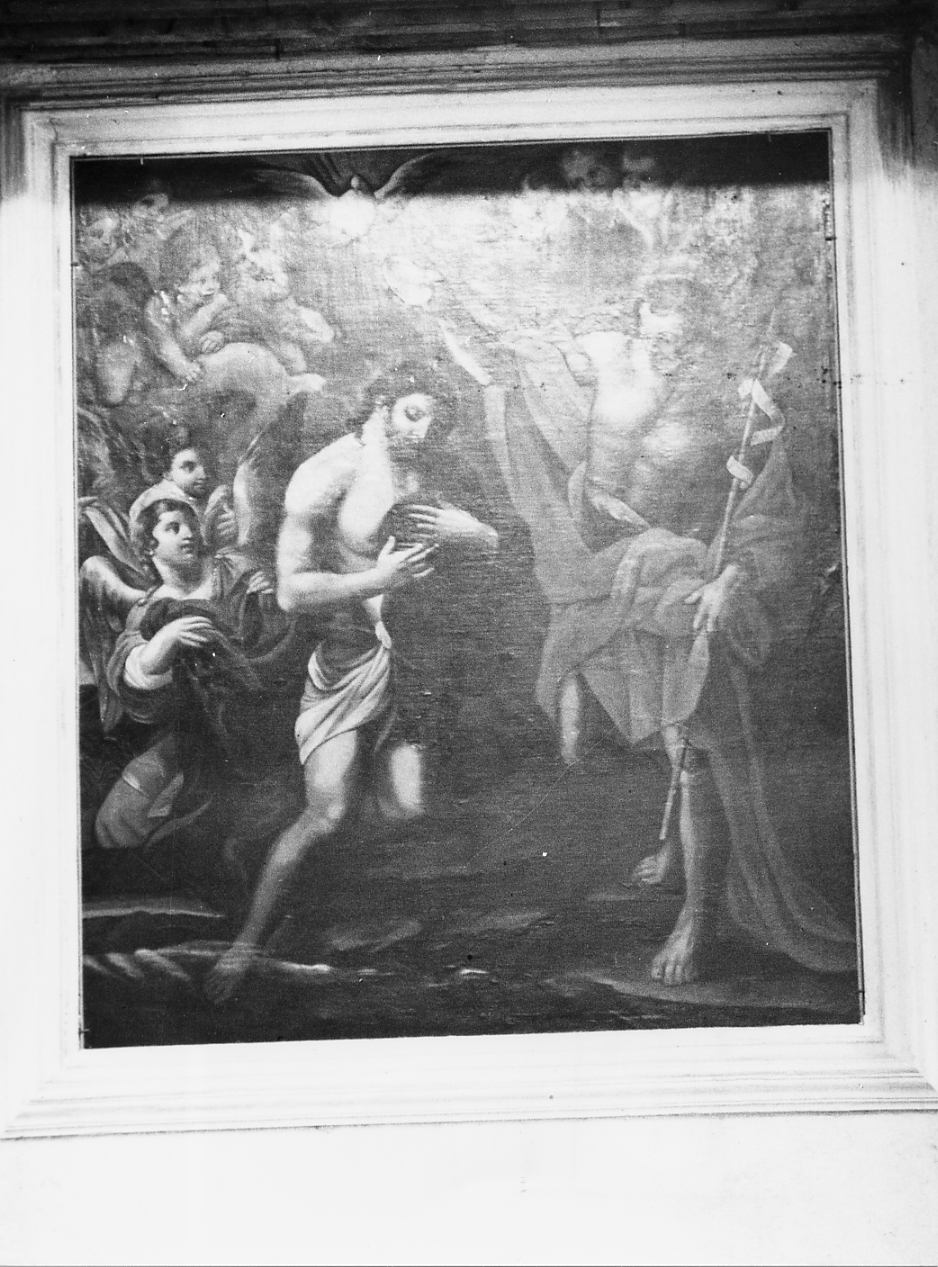 Il Battesimo di Gesù (dipinto) di Negretti Jacopo detto Palma il Giovane (maniera) (inizio sec. XVII)