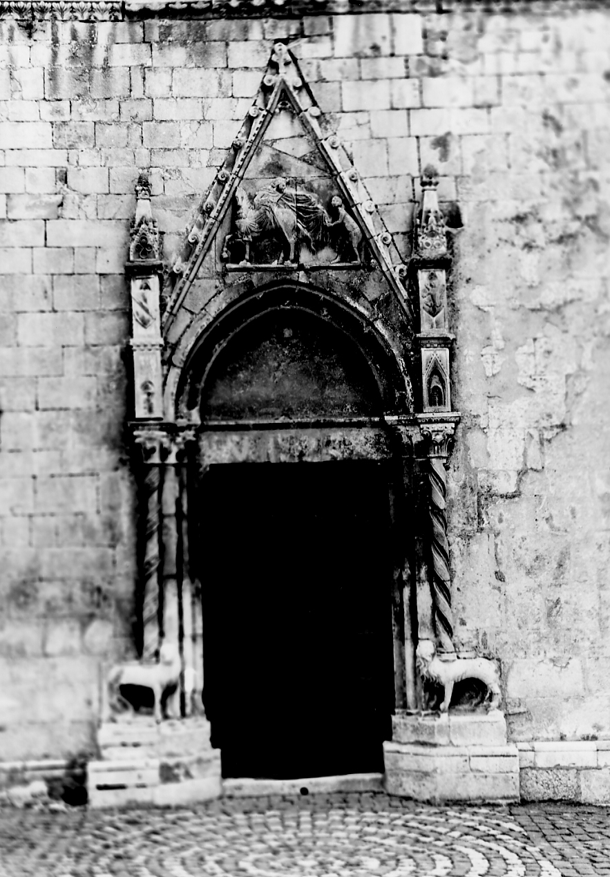 mostra di portale - ambito abruzzese (sec. XIV)