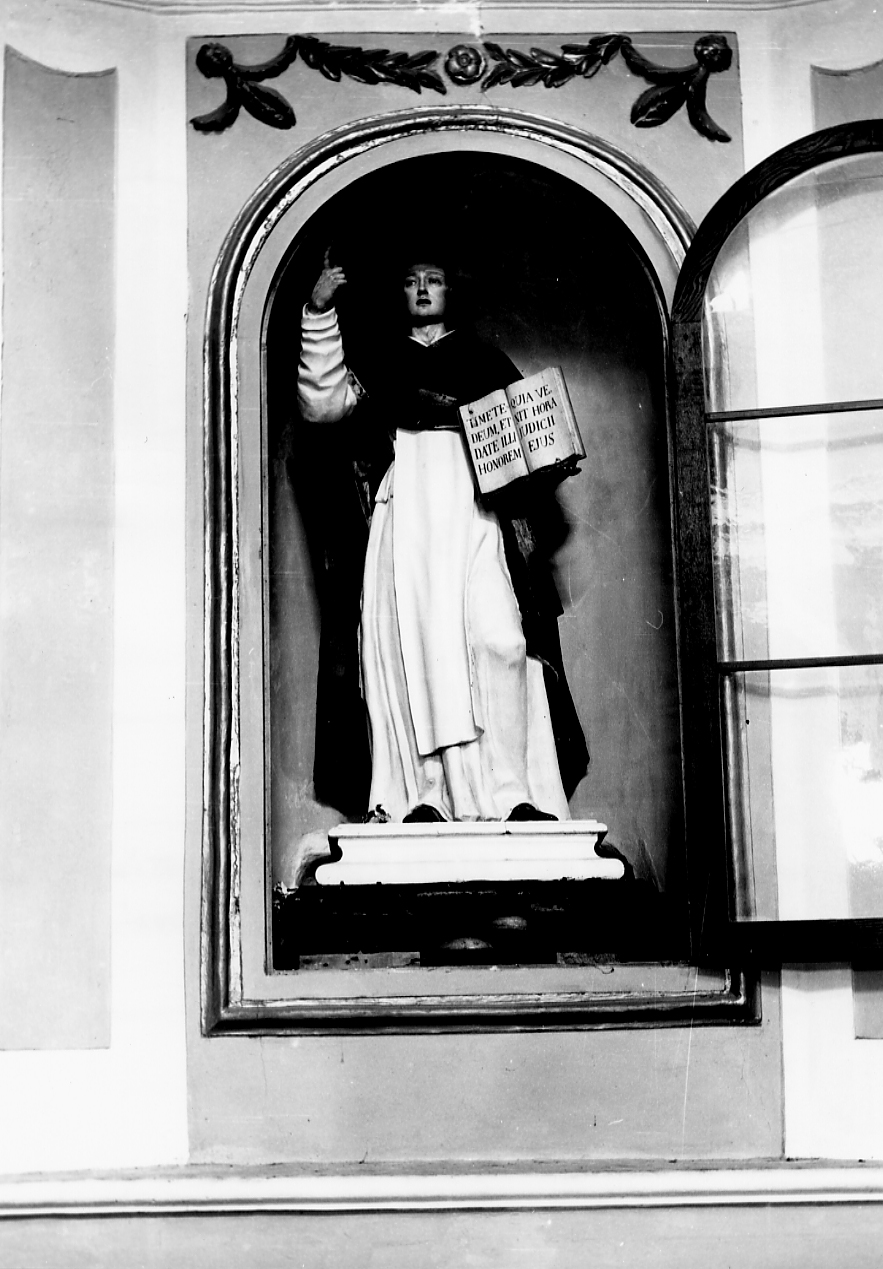 San Vincenzo Ferrer (statua, opera isolata) - ambito abruzzese (sec. XIX)