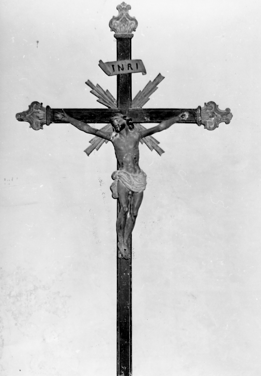 crocifisso, opera isolata - ambito abruzzese (sec. XIX)