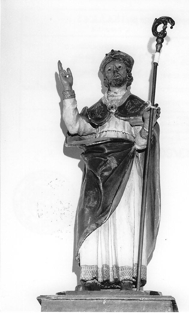 San Martino (statua, opera isolata) - ambito Italia centrale (sec. XVIII)