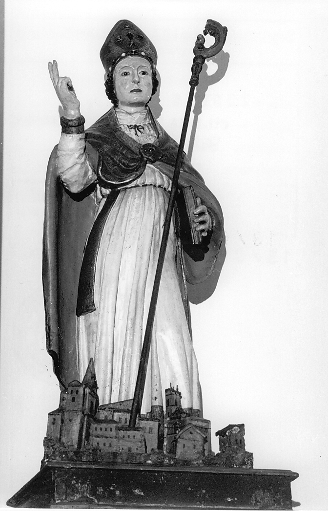 San Martino benedicente (?) (statua, opera isolata) - ambito Italia centrale (sec. XVIII)