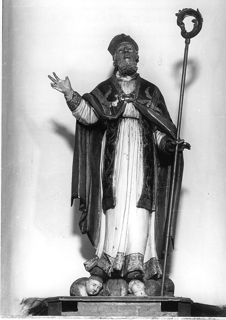 San Martino (statua, opera isolata) - ambito Italia centrale (sec. XVIII)