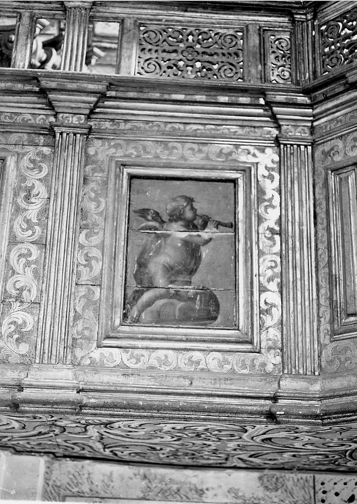 angelo musicante (dipinto, opera isolata) - ambito abruzzese (sec. XVIII)