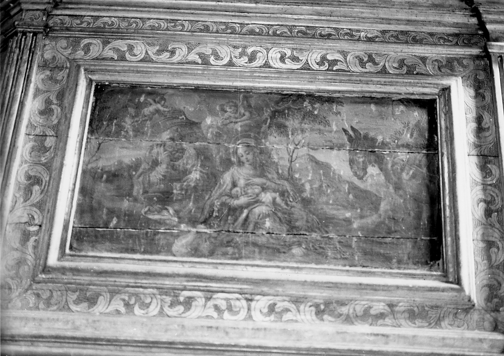 La fuga in Egitto (dipinto, opera isolata) - ambito abruzzese (sec. XVIII)