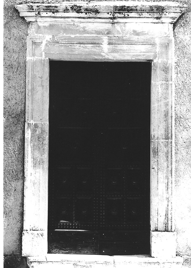 mostra di portale, opera isolata - bottega abruzzese (sec. XVI)