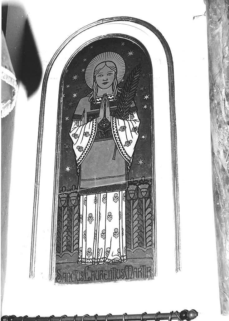 San Lorenzo (dipinto, opera isolata) di Magyar A (sec. XX)