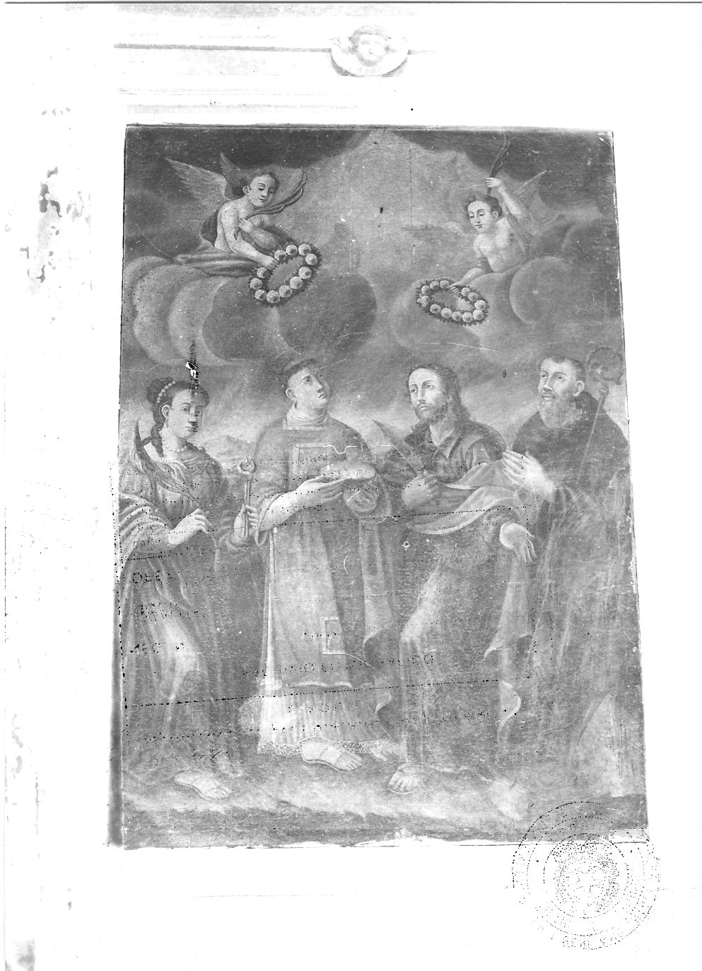 Sant'Apollonia e santi (dipinto, opera isolata) - ambito Italia centrale (secc. XVII/ XVIII)