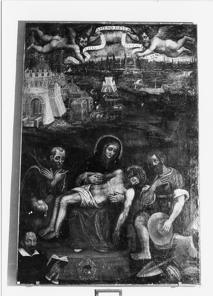 deposizione (dipinto, opera isolata) di Alessandrini Tommaso (sec. XVII)