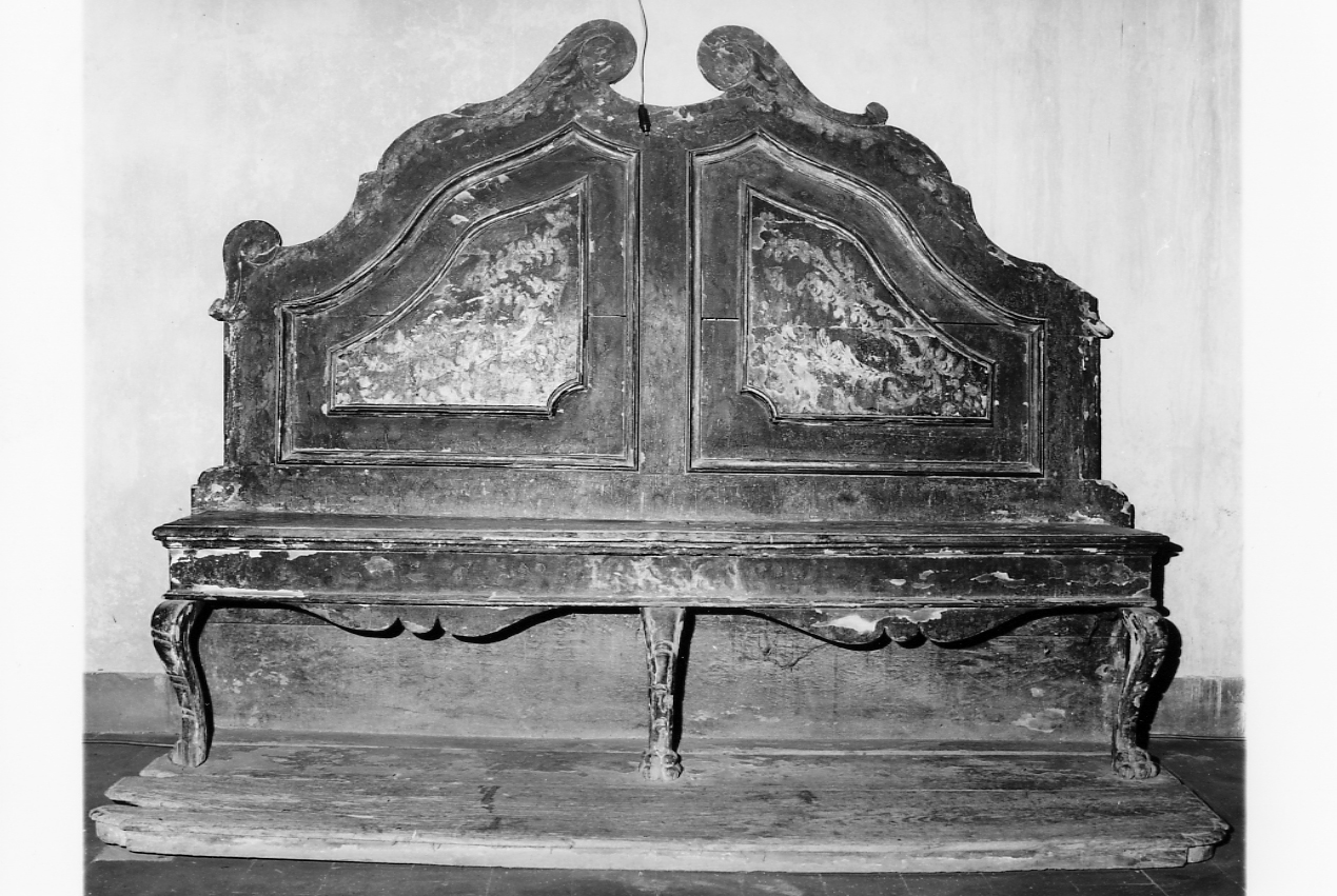 panca, opera isolata - ambito Italia centro-meridionale (sec. XVIII)