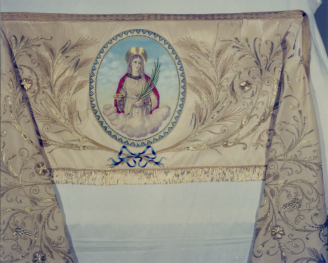 copribalaustrata, opera isolata - manifattura napoletana (inizio sec. XX)