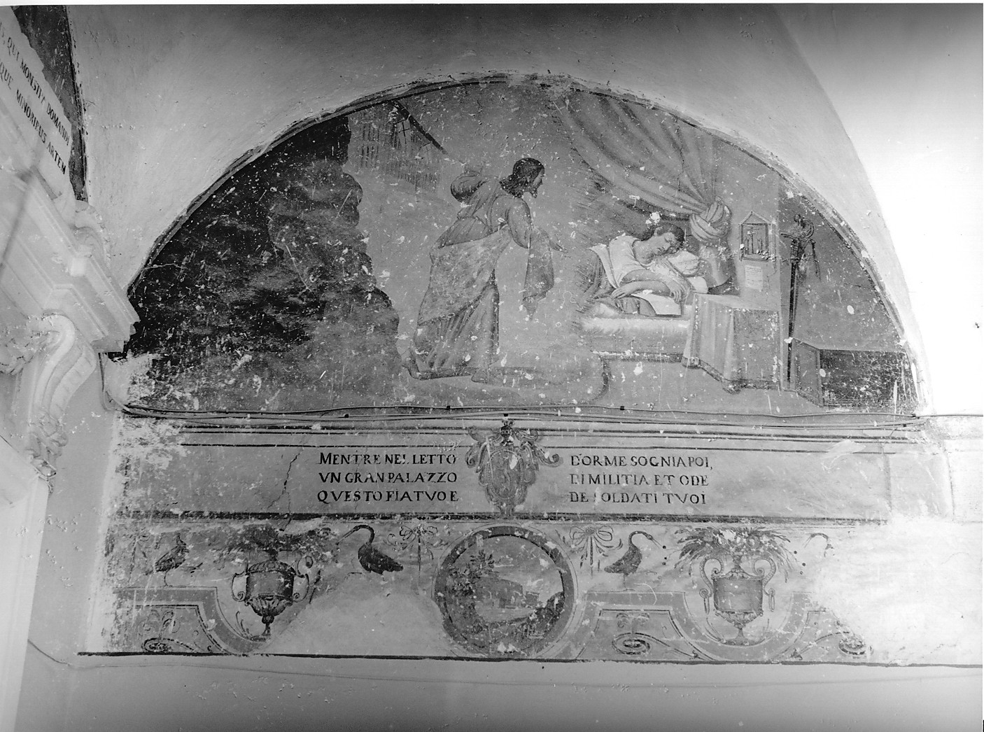 sogno di San Francesco (dipinto) - manifattura abruzzese (sec. XVII)