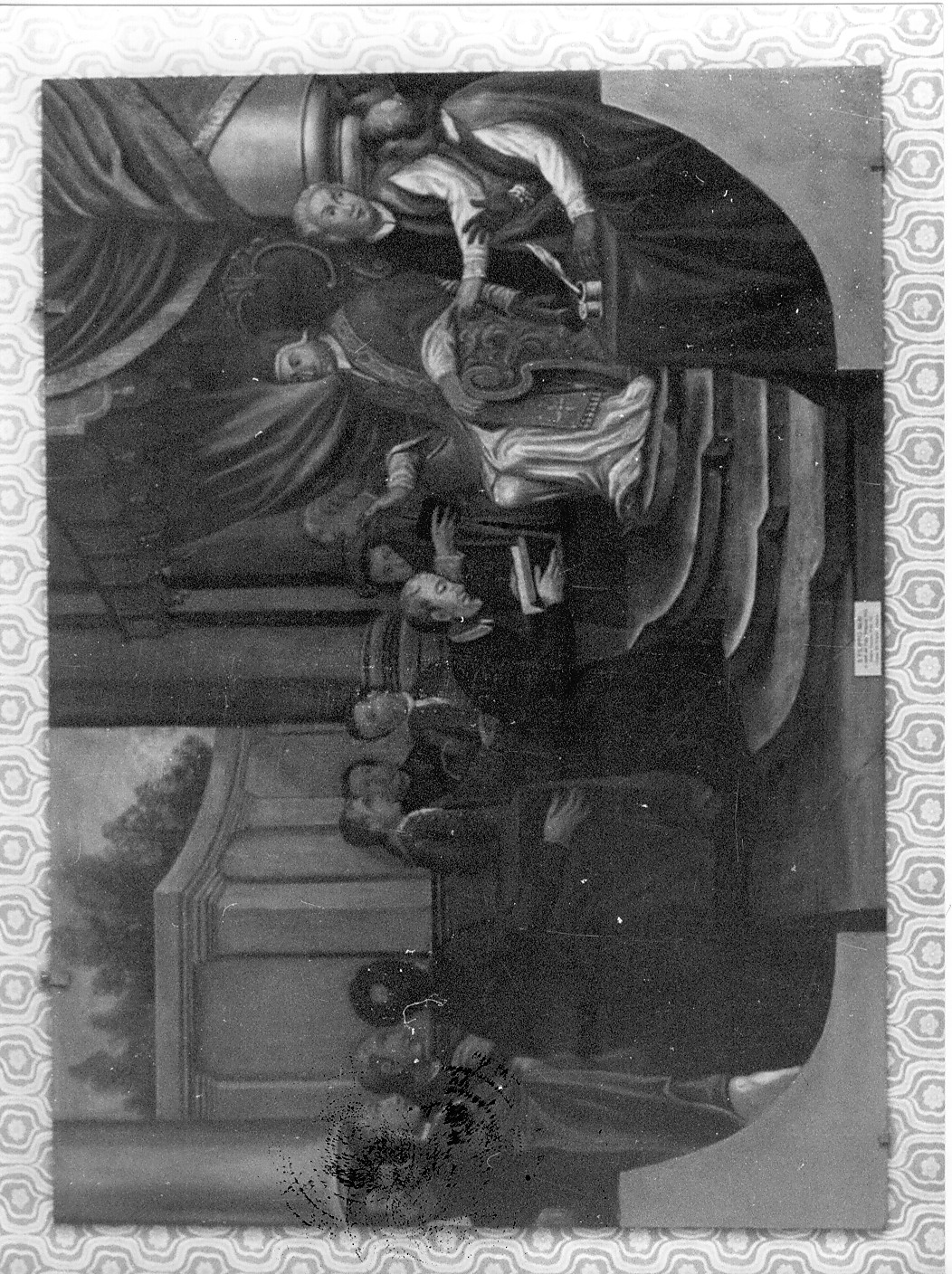 San Filippo Neri al cospetto di papa Paolo V (dipinto) di Pizzala Crescenzo (sec. XVIII)