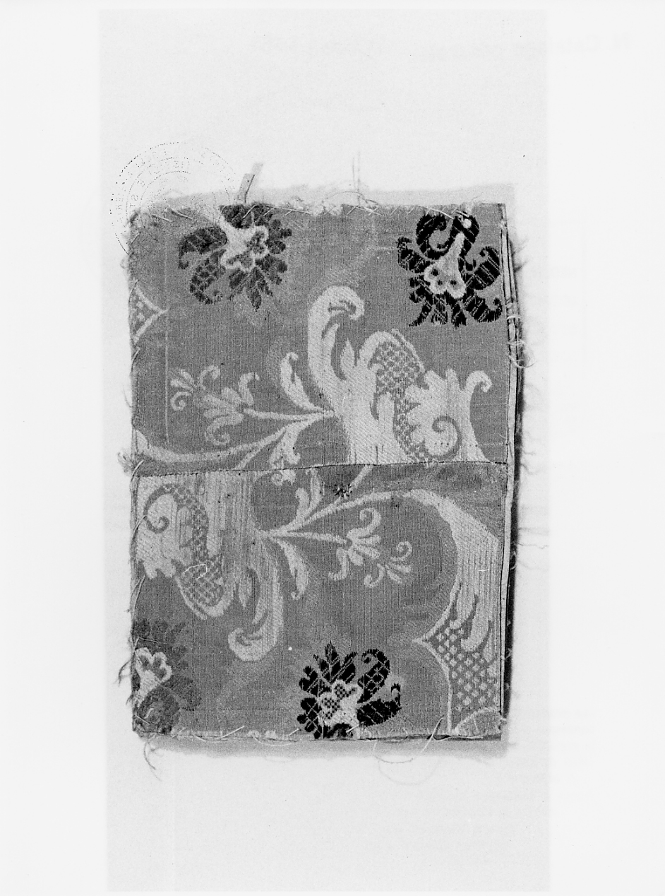 borsa, frammento - manifattura italiana (secondo quarto, ultimo quarto sec. XVIII, sec. XVIII)