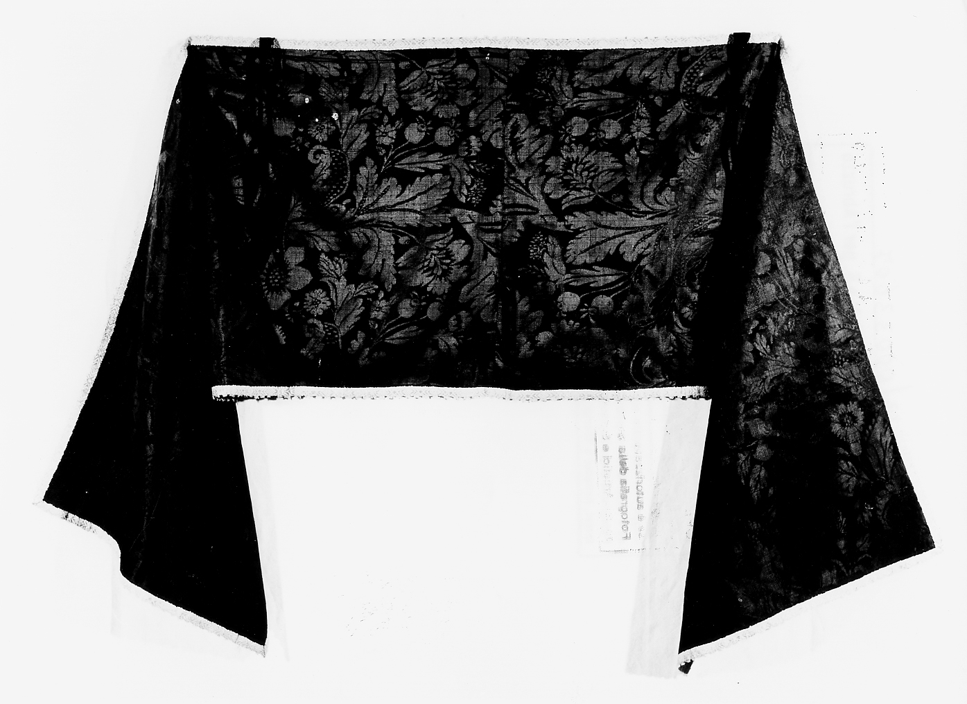 velo omerale - manifattura italiana (seconda metà sec. XVIII)