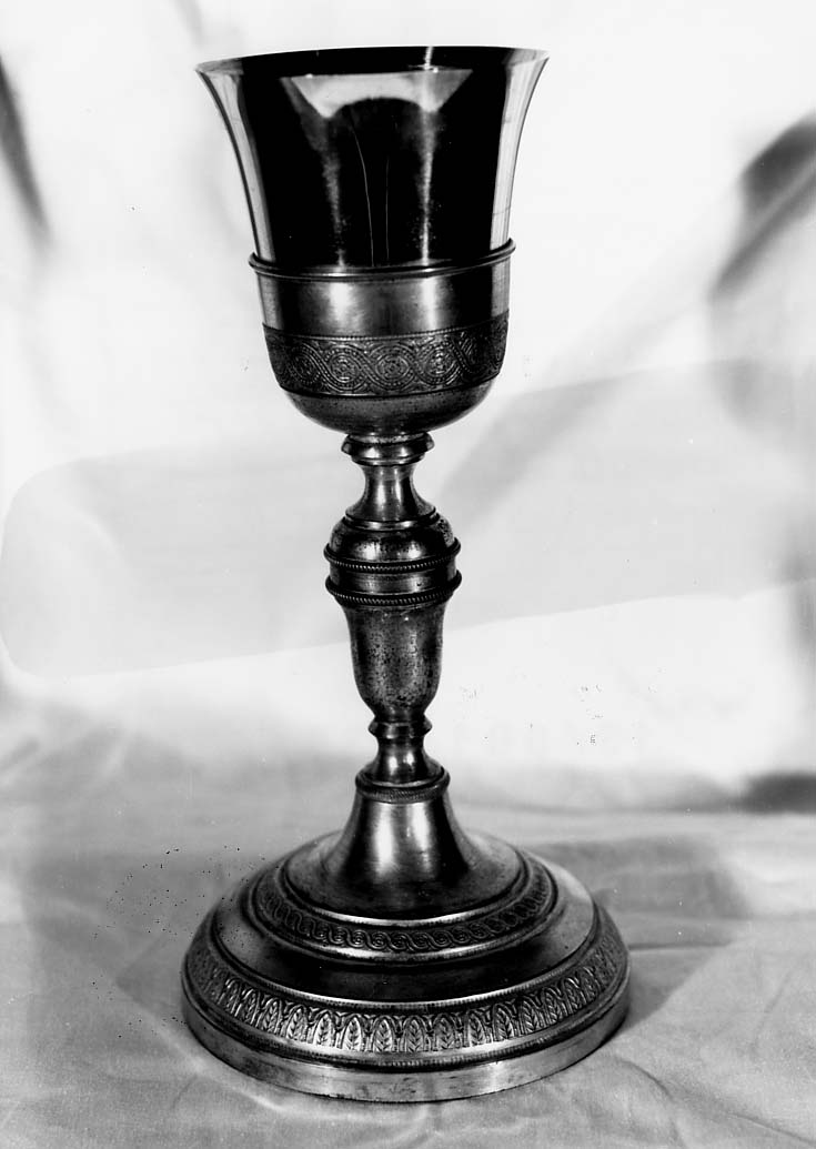 calice - ambito abruzzese (fine/inizio secc. XIX/ XX)