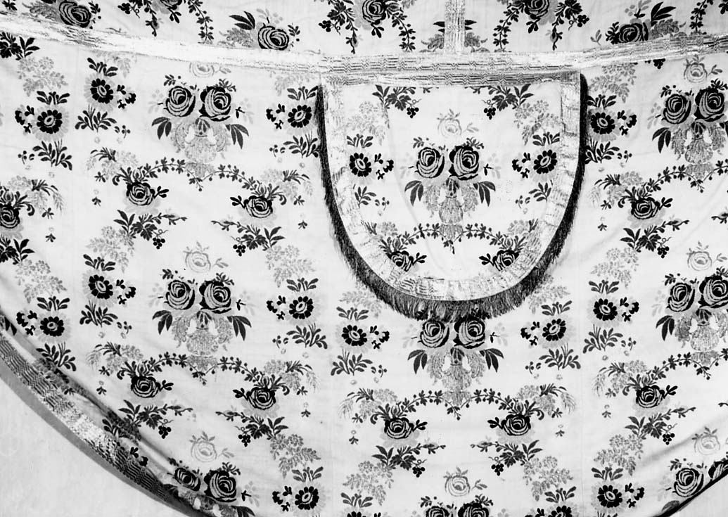 piviale - ambito abruzzese (fine/inizio secc. XIX/ XX)