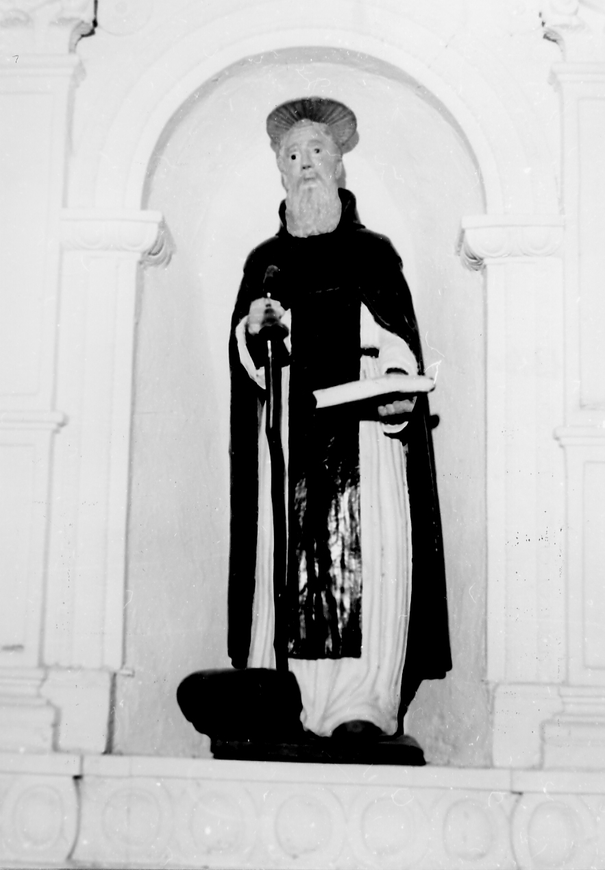 Sant'Antonio Abate (statua, opera isolata) - ambito abruzzese (fine/inizio secc. XVIII/ XIX)
