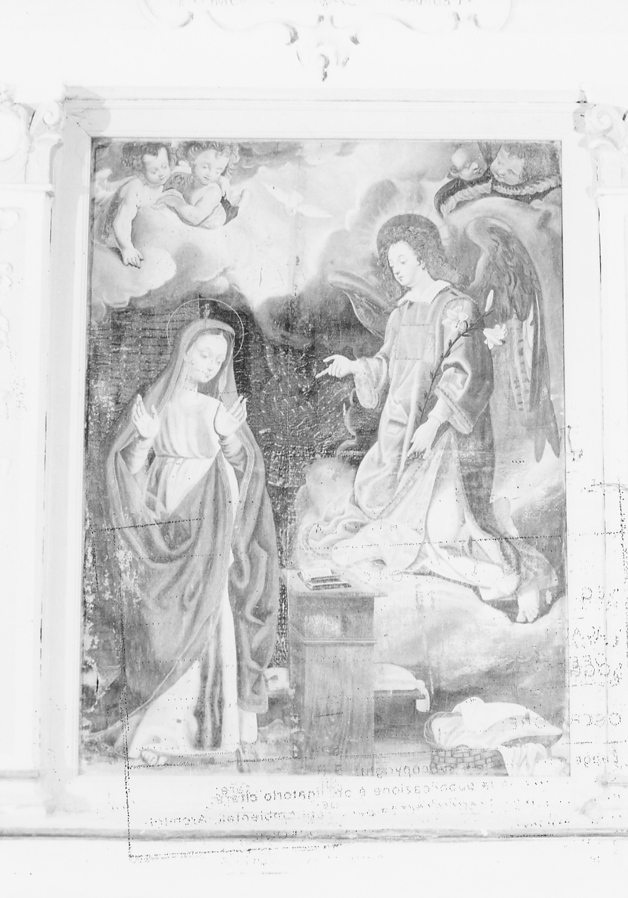 annunciazione (dipinto, opera isolata) - ambito abruzzese (sec. XIX)