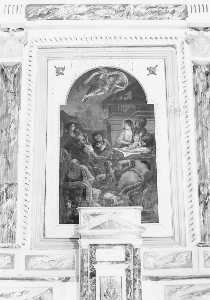 natività di Gesù (dipinto, opera isolata) - ambito abruzzese (sec. XIX)