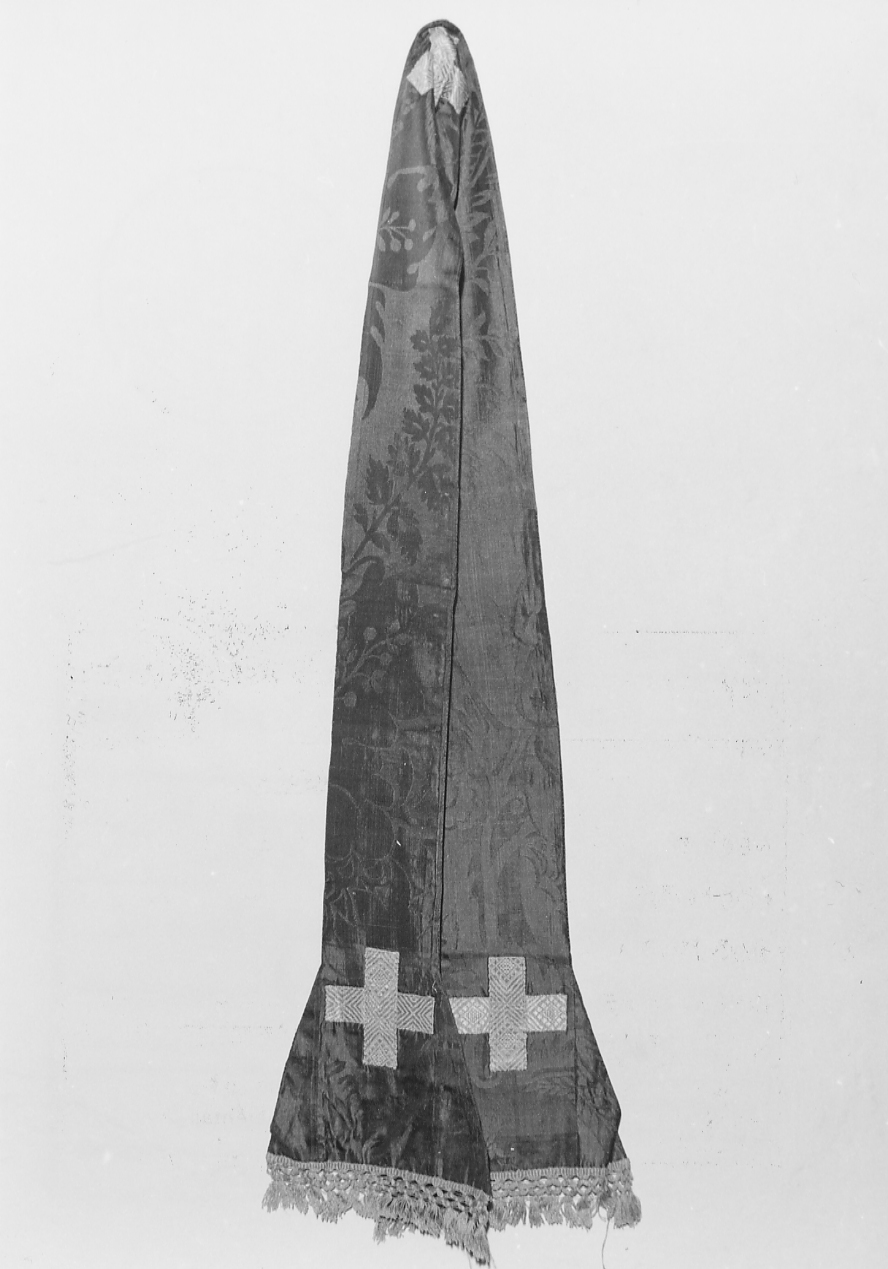 stola, elemento d'insieme - ambito abruzzese (fine/inizio secc. XIX/ XX)