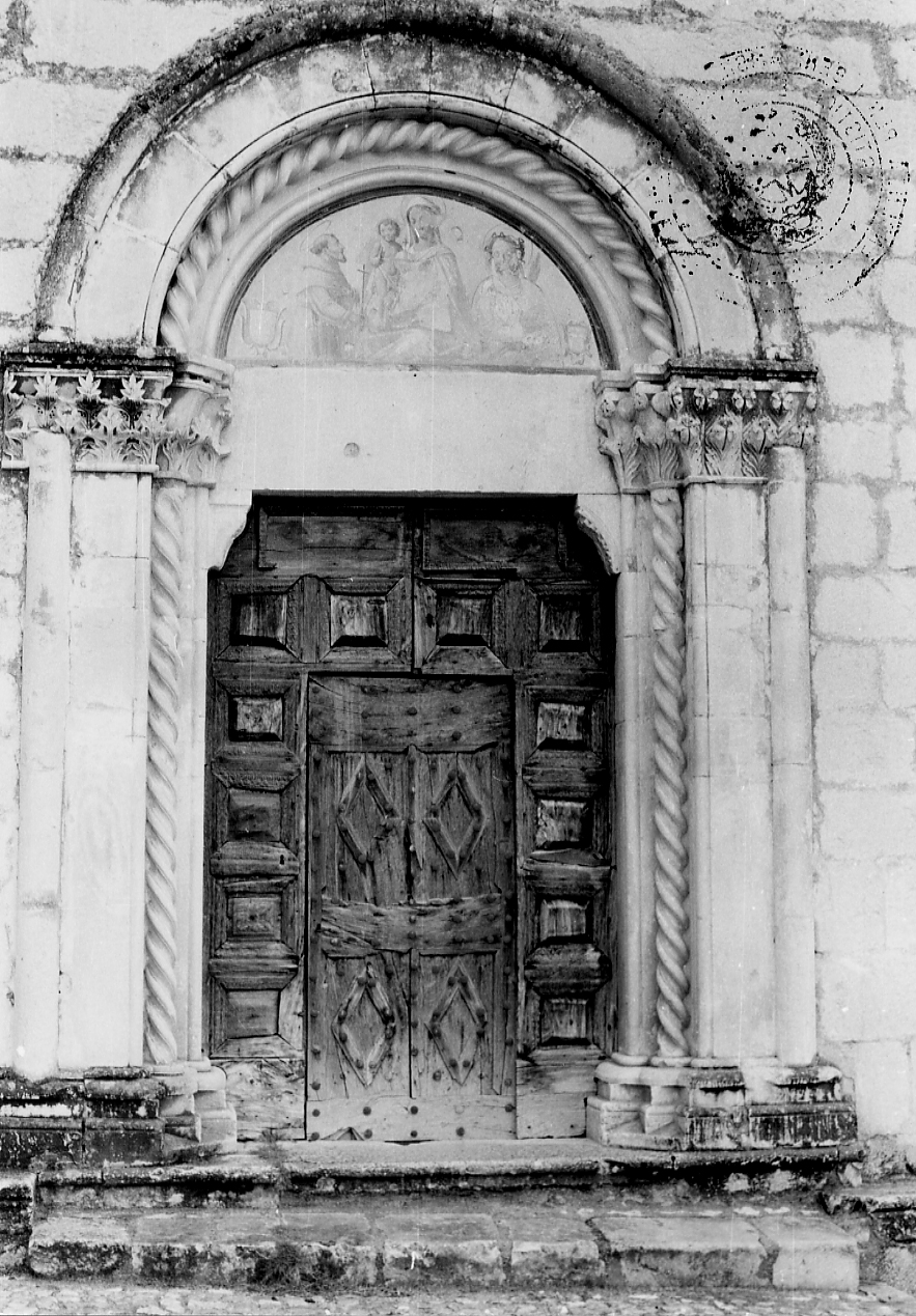 mostra di portale, opera isolata - ambito abruzzese (sec. XVI)