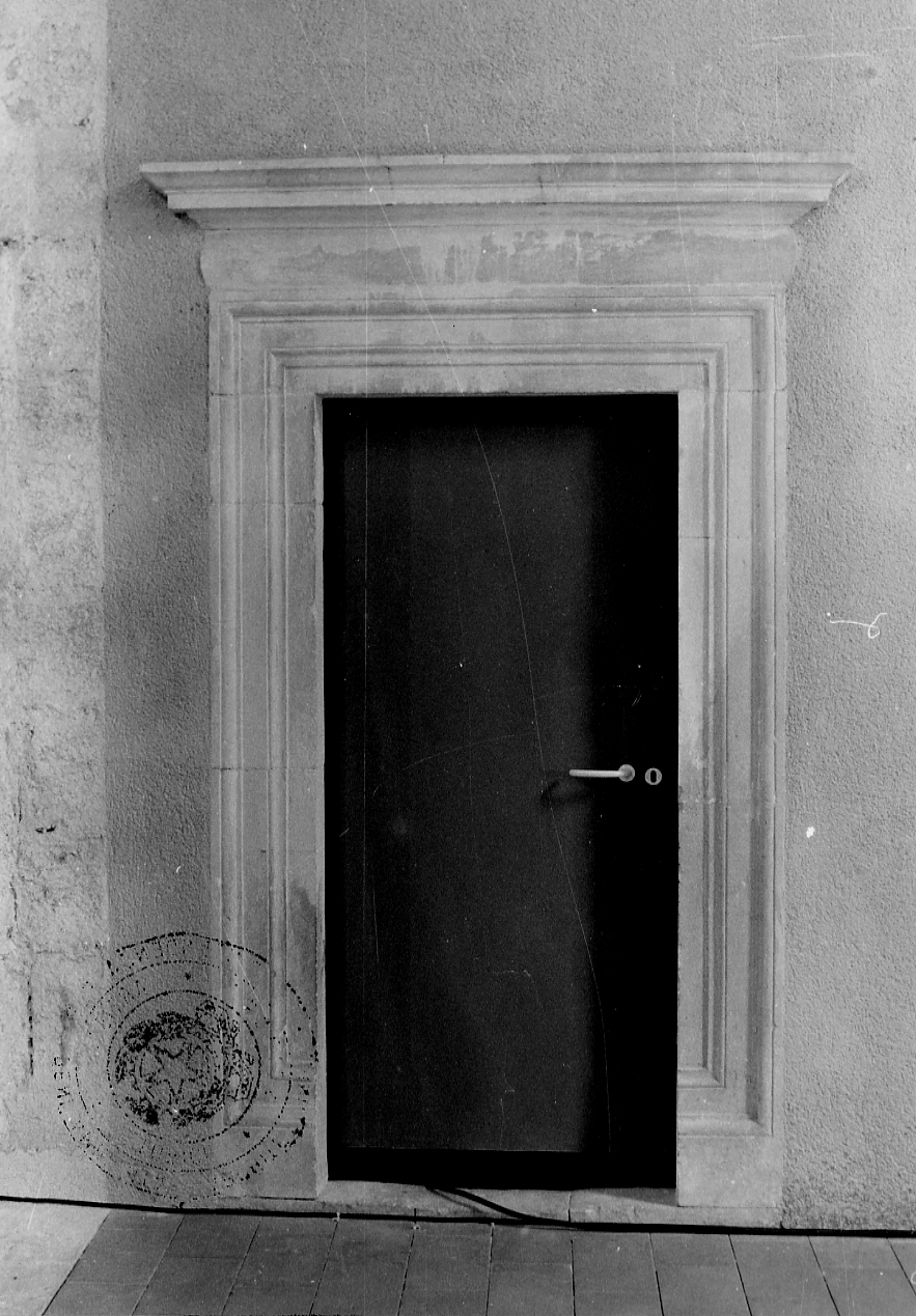 mostra di porta, opera isolata - ambito abruzzese (sec. XVIII)