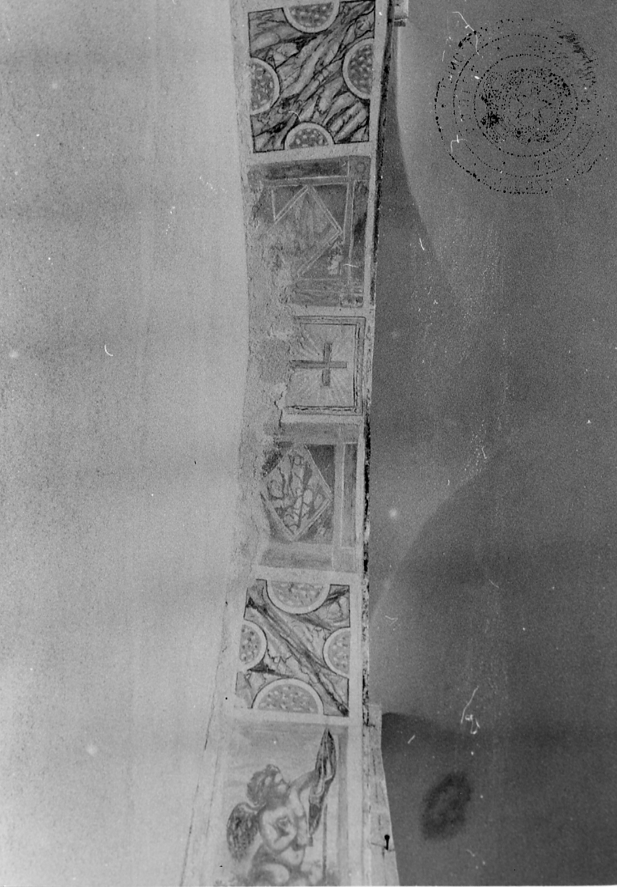 croce raggiata (dipinto, opera isolata) - ambito abruzzese (fine/inizio secc. XVII/ XVIII)