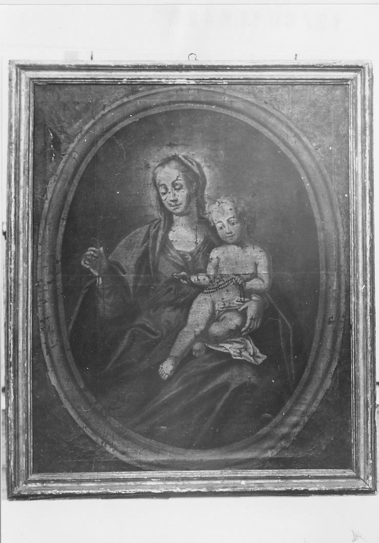 Madonna del Rosario (dipinto) - ambito Italia centrale (sec. XIX)