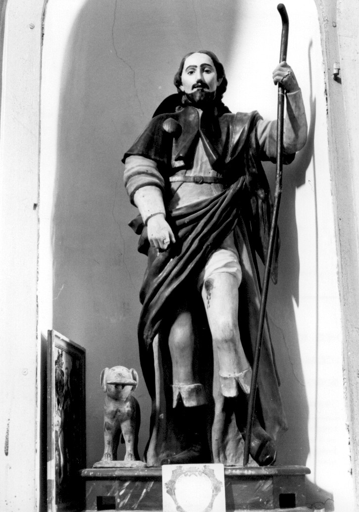 San Rocco (statua, opera isolata) - ambito abruzzese (sec. XVIII)