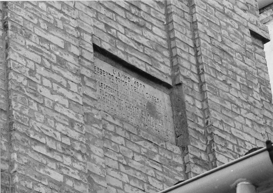 lapide documentaria, opera isolata - ambito abruzzese (sec. XIX)