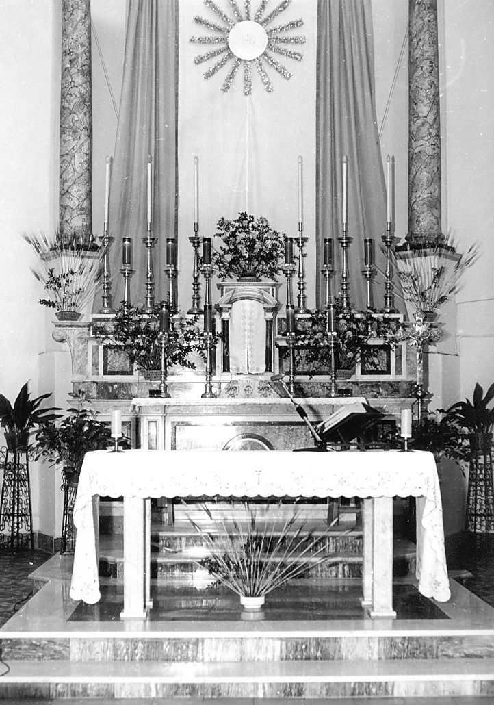 altare maggiore, opera isolata - ambito Italia centrale (sec. XVIII)