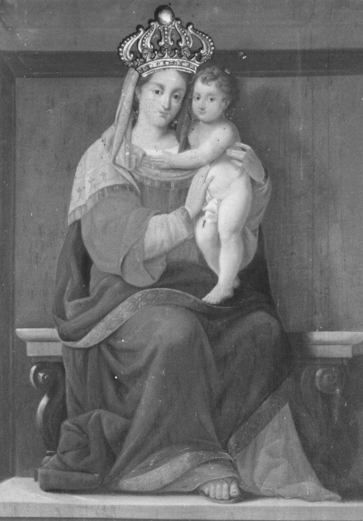 Madonna delle Grazie, Madonna con Bambino (dipinto) di Marchiani Ignazio (sec. XIX)