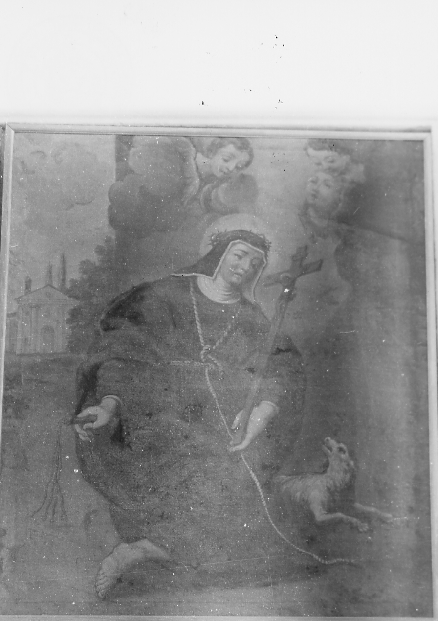 Santa monaca (dipinto, opera isolata) - ambito abruzzese (sec. XIX)
