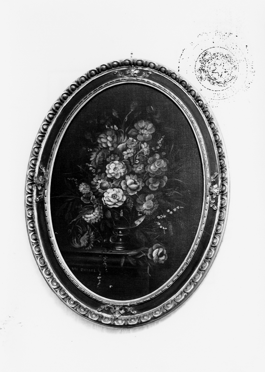 vaso con fiori e rose (dipinto) di Ruisdel Salomon (prima metà sec. XVII)