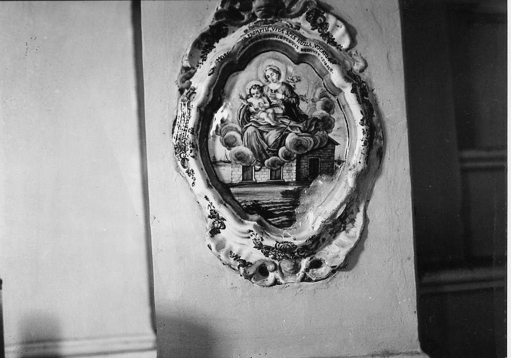 Madonna di Loreto (mattonella, serie) di De Martinis Silvio (sec. XVIII)