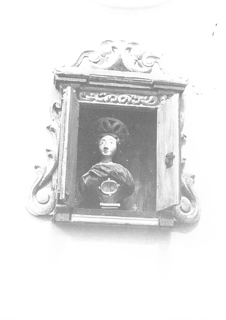 reliquiario - a busto - ambito abruzzese (sec. XVII)