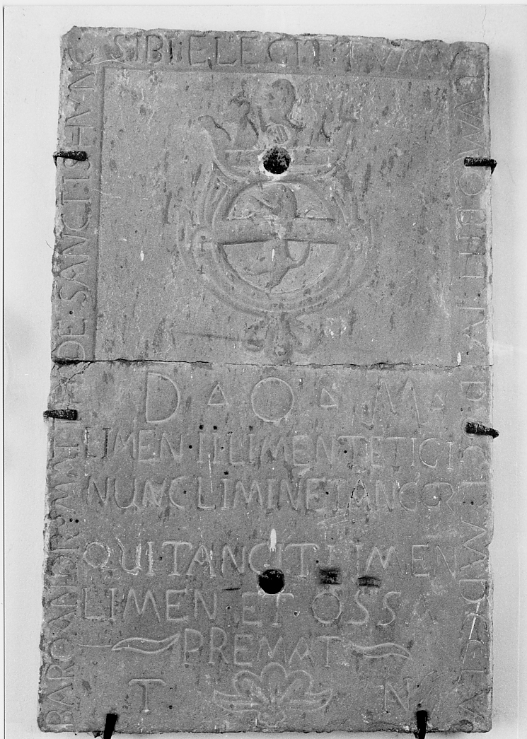 iscrizione (lapide) - ambito abruzzese (sec. XVIII, sec. XIX)