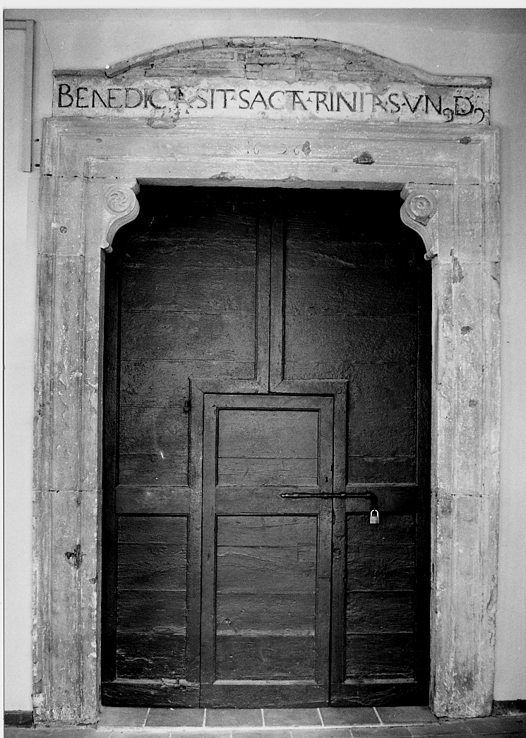 mostra di portale - ambito cappuccino (prima metà sec. XVII)