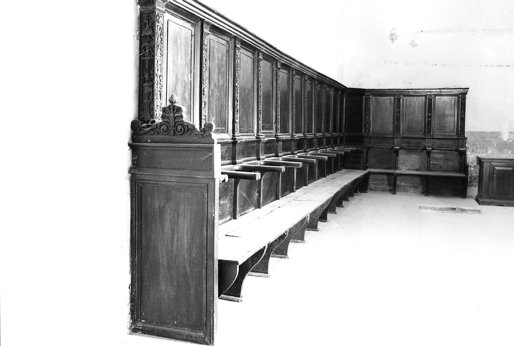 stalli del coro - bottega abruzzese (sec. XVI)