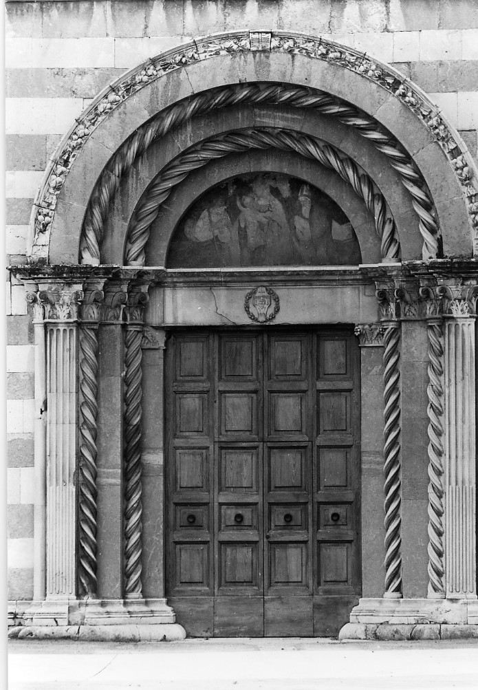 mostra di portale - bottega abruzzese (fine sec. XV)