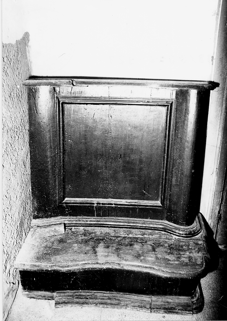 inginocchiatoio - ambito abruzzese (sec. XVIII)