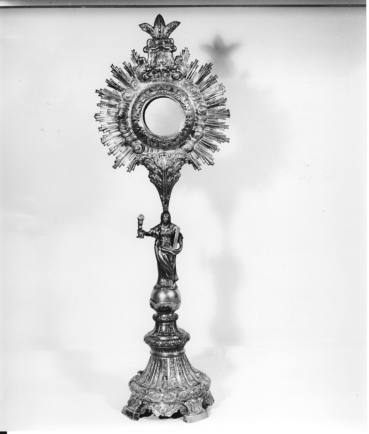 ostensorio - a raggiera - produzione napoletana (sec. XIX)