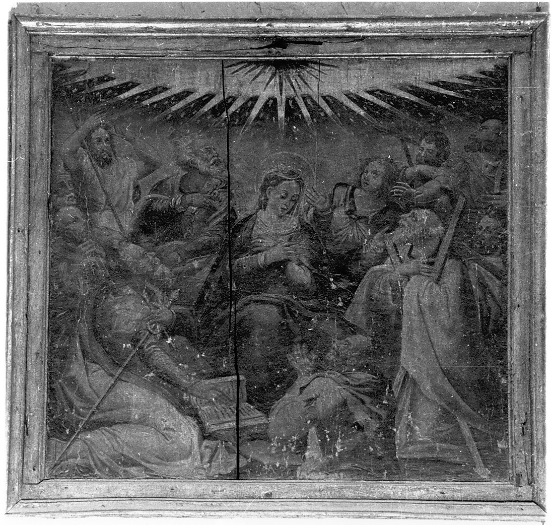 Pentecoste (dipinto, opera isolata) - ambito Italia centrale (sec. XVI)