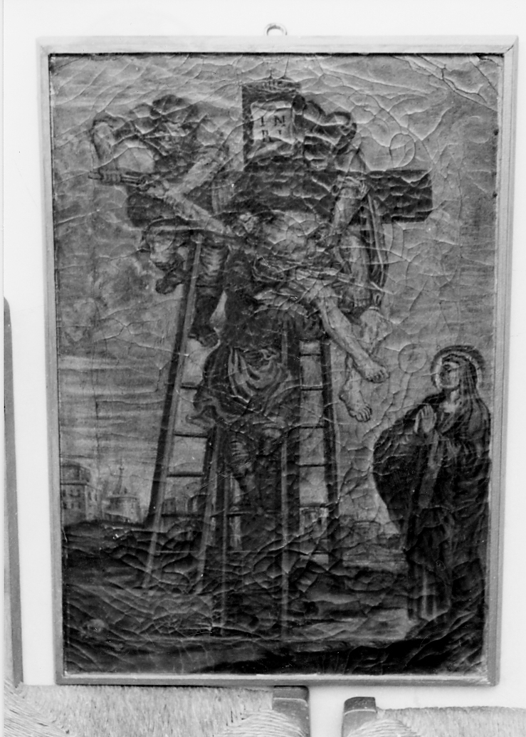 stazione XIII: Gesù deposto dalla croce (dipinto) - ambito abruzzese (sec. XVIII)