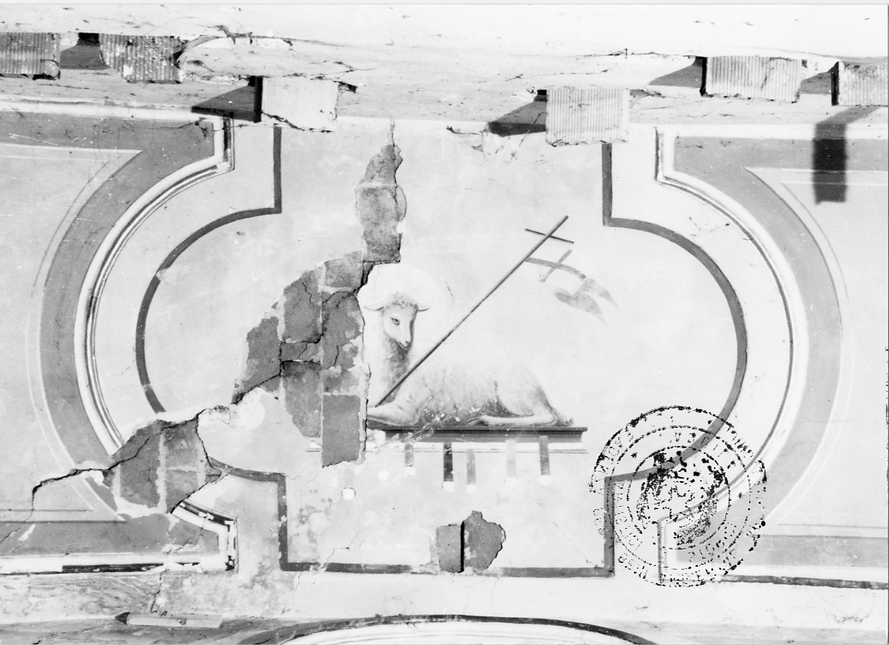 Agnus Dei (dipinto, opera isolata) - ambito abruzzese (sec. XIX)