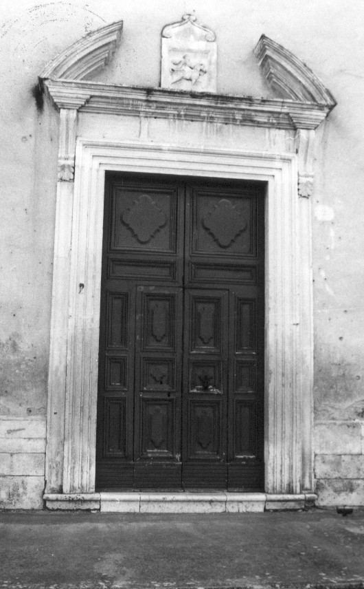 mostra di portale, opera isolata - bottega Italia centrale (sec. XVII)