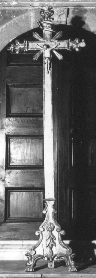 croce d'altare, opera isolata - bottega Italia centrale (sec. XIX)